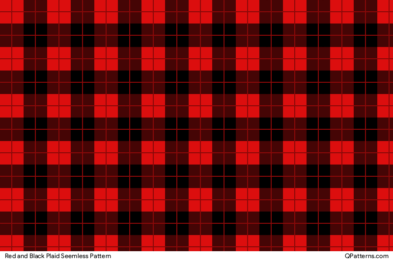 Red and Black Plaid Pattern Preview