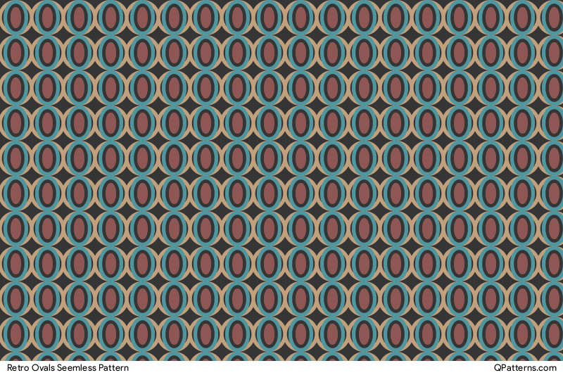 Retro Ovals Pattern Preview