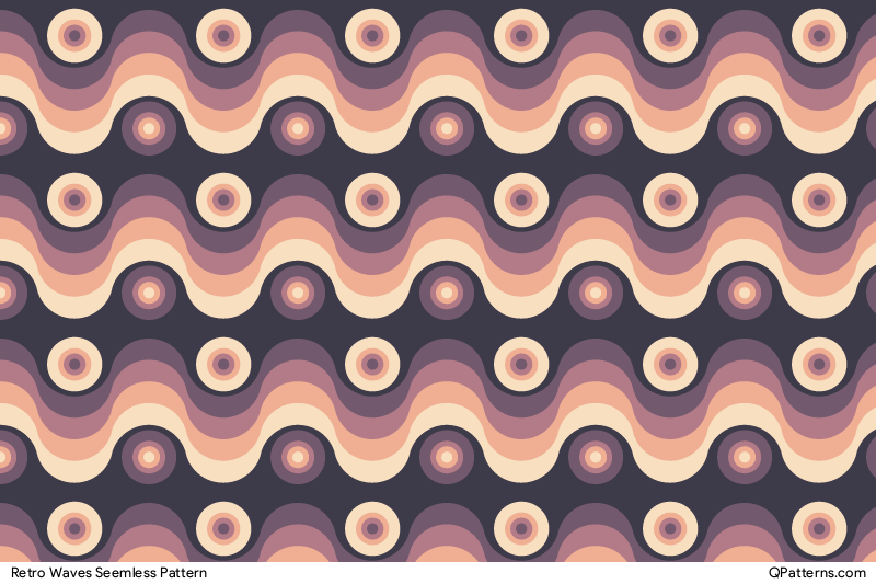 Retro Waves Pattern Thumbnail