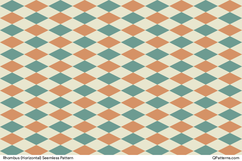 Rhombus (Horizontal) Pattern Preview
