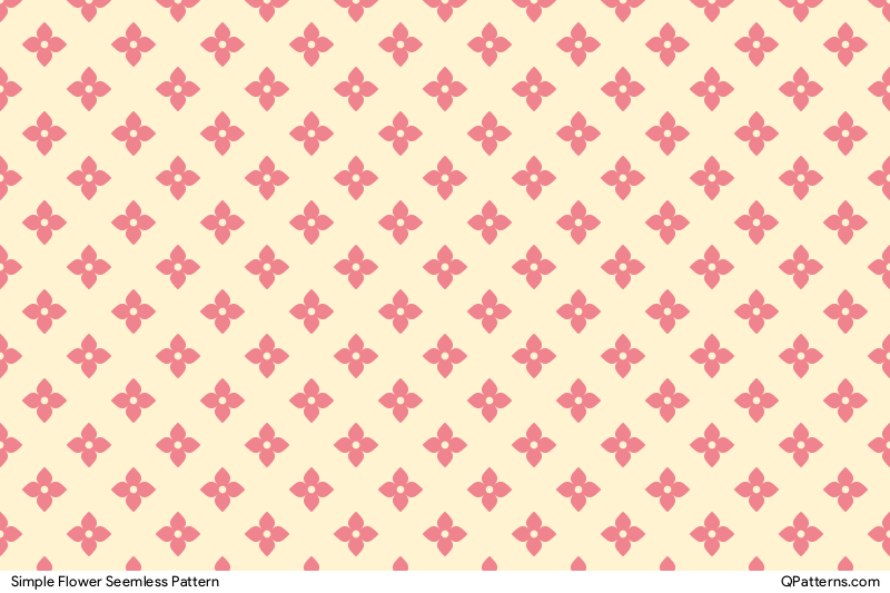 Simple Flower Pattern Preview