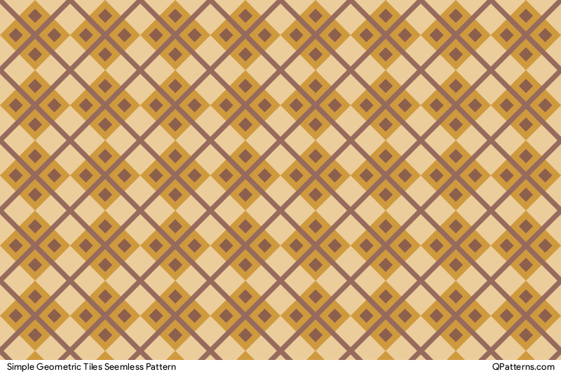 Simple Geometric Tiles Pattern Thumbnail