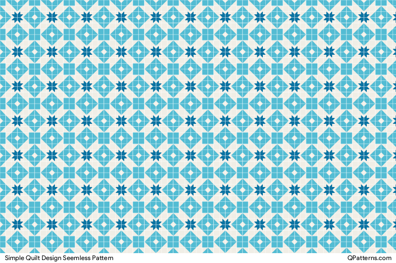 Simple Quilt Design Pattern Preview