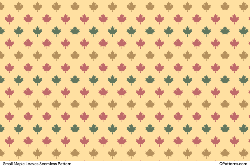 Small Maple Leaves Pattern Preview