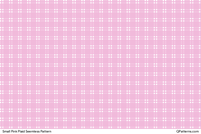 Small Pink Plaid Pattern Preview