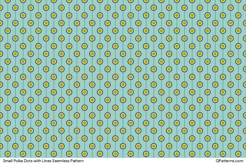 Small Polka Dots with Lines Pattern Preview