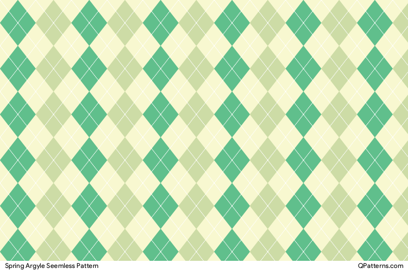 Spring Argyle Pattern Preview