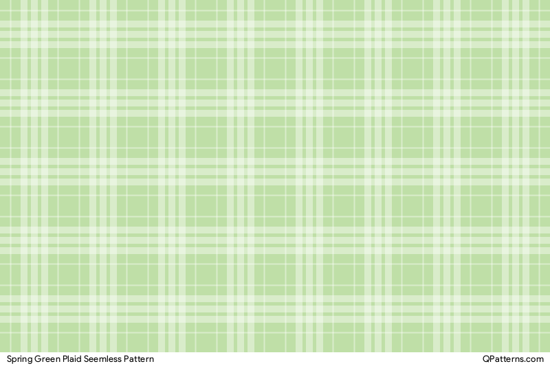 Spring Green Plaid Pattern Preview