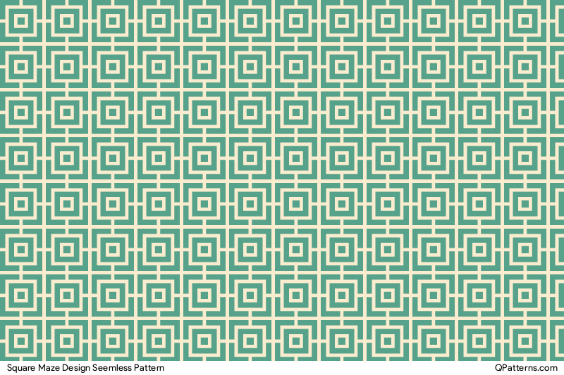 Square Maze Design Pattern Preview
