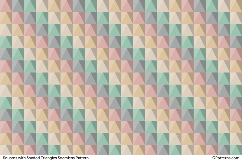 Squares with Shaded Triangles Pattern Preview