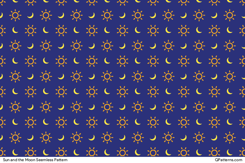 Sun and the Moon Pattern Preview