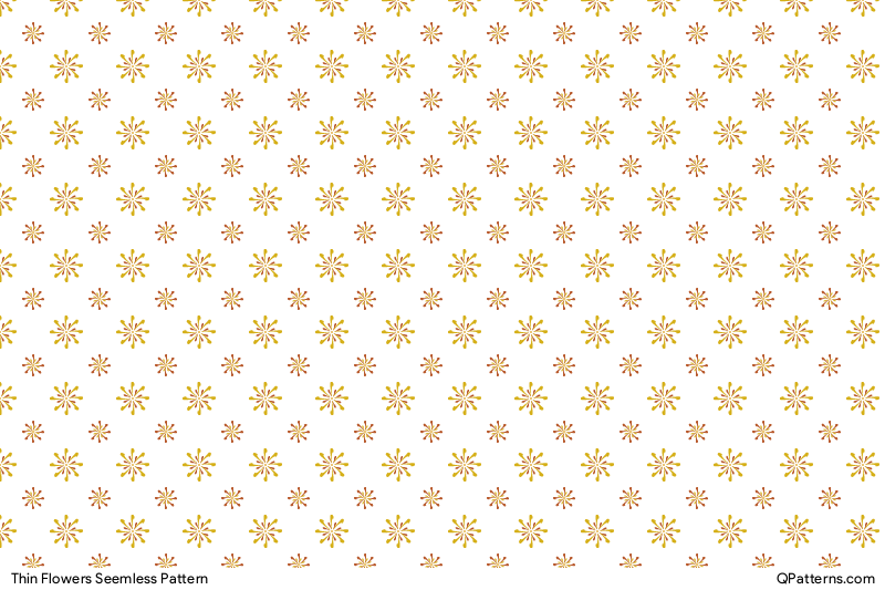 Thin Flowers Pattern Preview