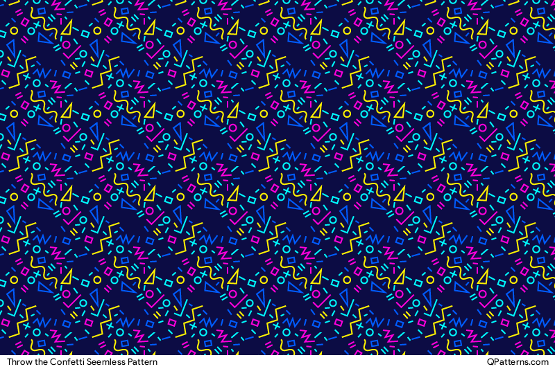 Throw the Confetti Pattern Preview