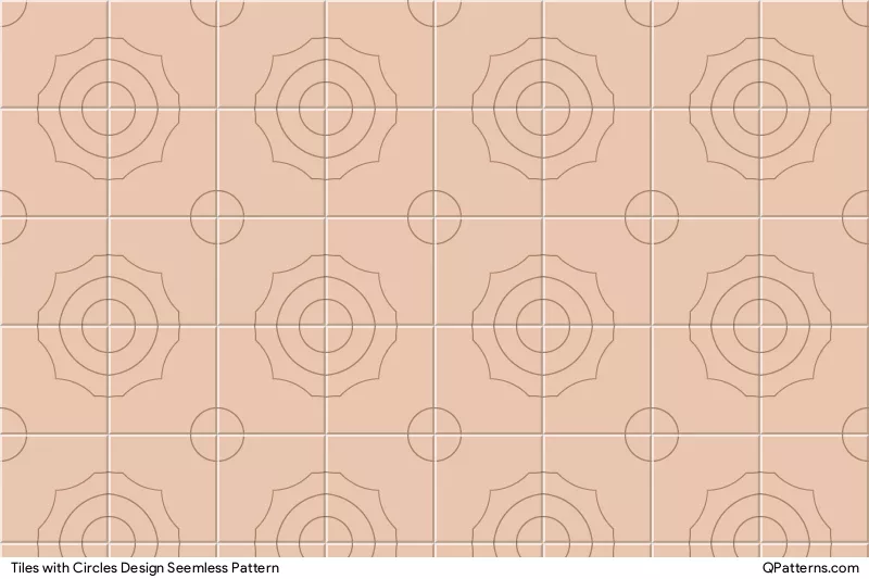 Tiles with Circles Design Pattern Preview