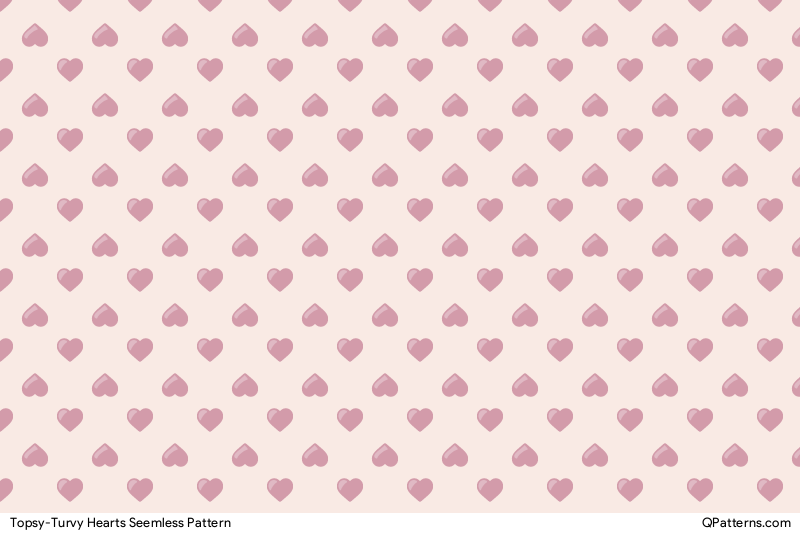 Topsy-Turvy Hearts Pattern Preview