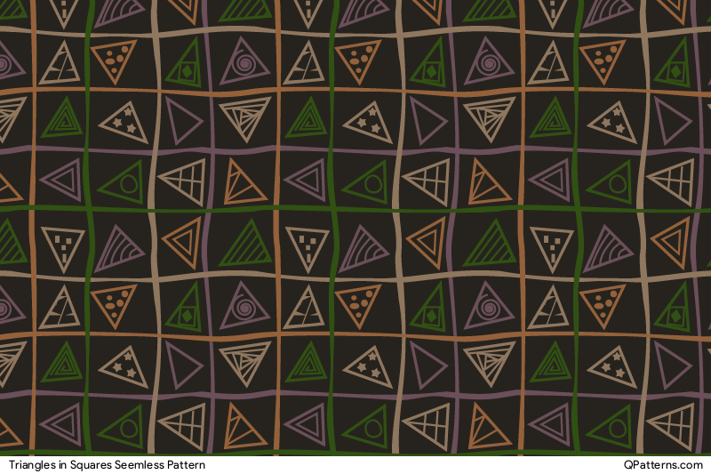 Triangles in Squares Pattern Thumbnail