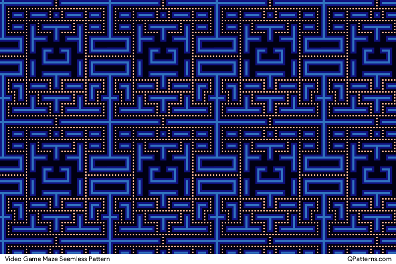 Video Game Maze Pattern Thumbnail