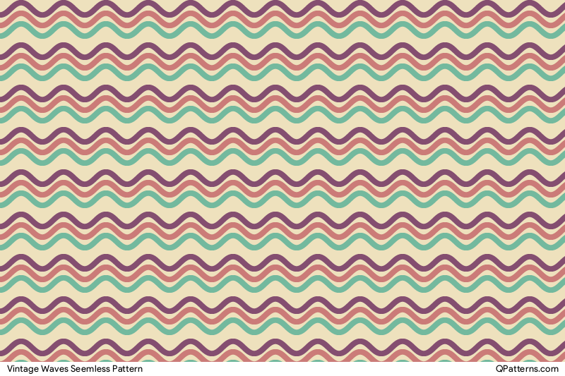 Vintage Waves Pattern Thumbnail