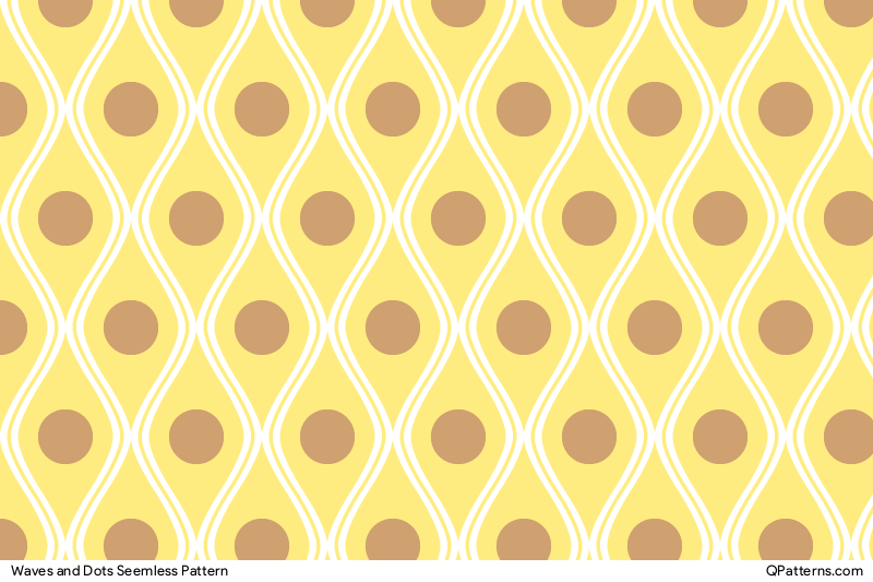 Waves and Dots Pattern Preview