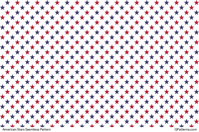 American Stars Pattern Preview