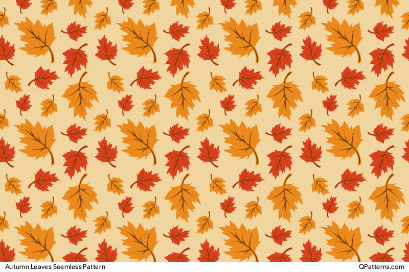 Autumn Leaves Pattern Preview