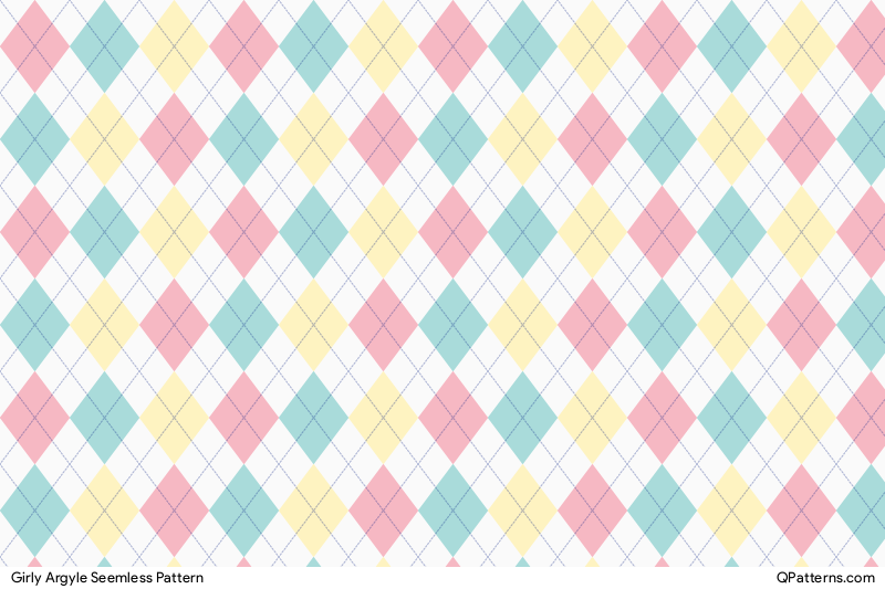 Girly Argyle Pattern Preview