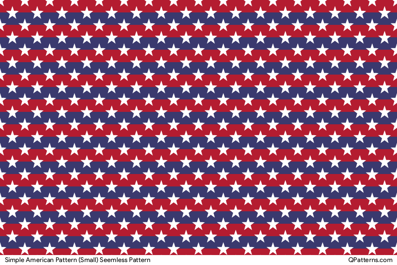 Simple American Pattern (Small) Pattern Preview