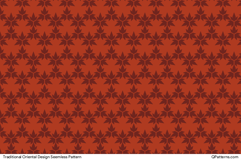 Traditional Oriental Design Pattern Preview