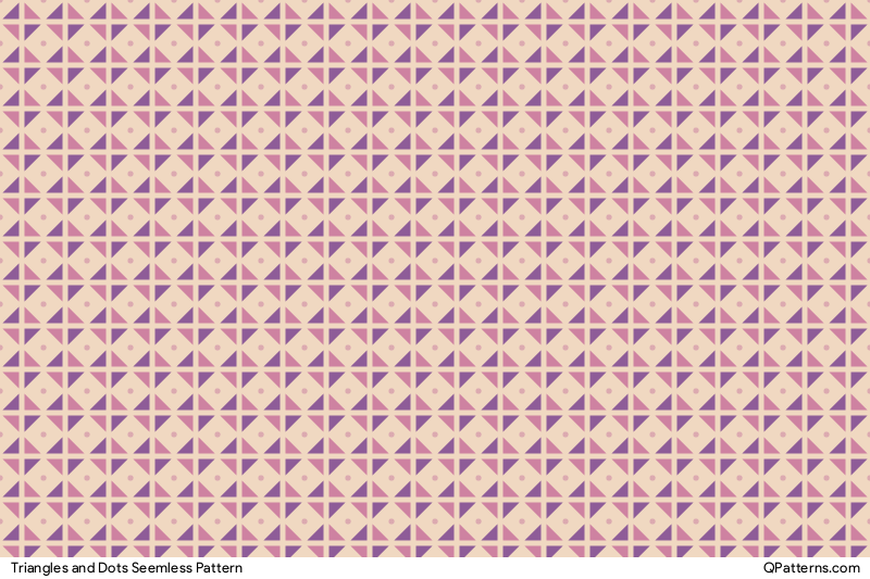 Triangles and Dots Pattern Preview