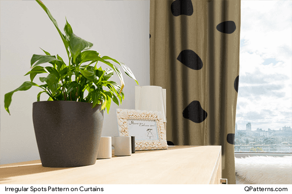 Irregular Spots Pattern on curtains