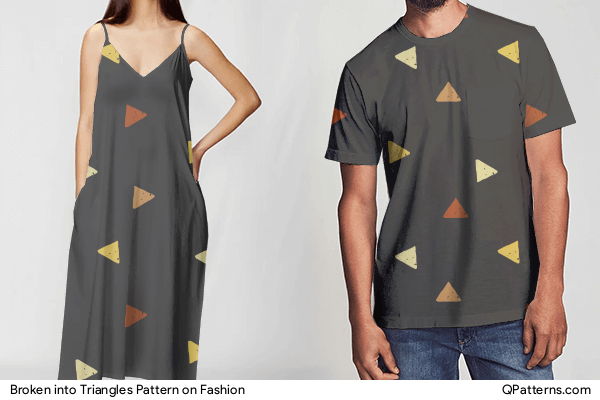 Broken into Triangles Pattern on fashion