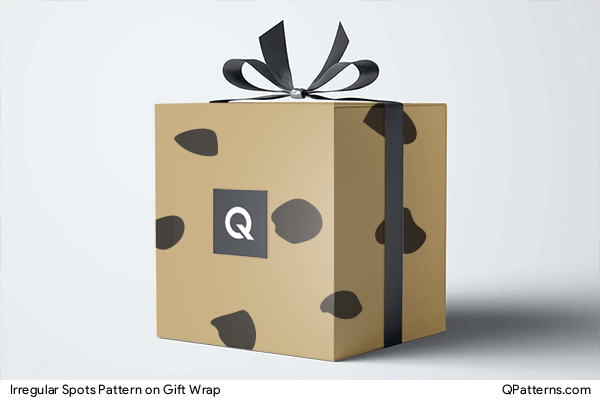 Irregular Spots Pattern on gift-wrap