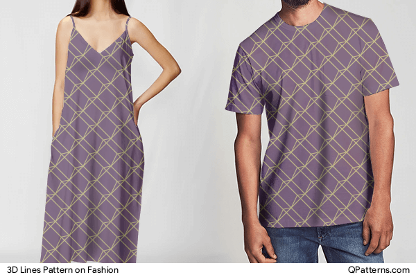 3D Lines Pattern on fashion