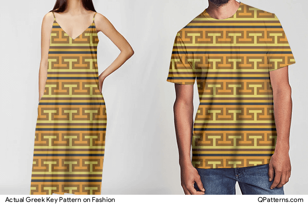 Actual Greek Key Pattern on fashion