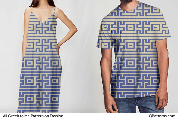 All Greek to Me Pattern on fashion