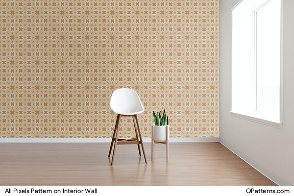 All Pixels Pattern on interior-wall