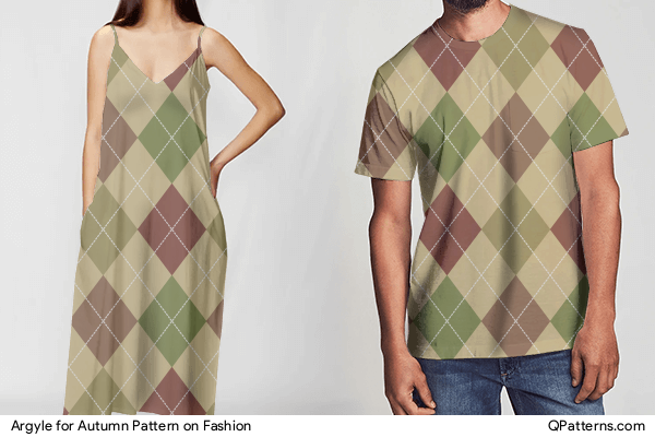 Argyle for Autumn Pattern on fashion