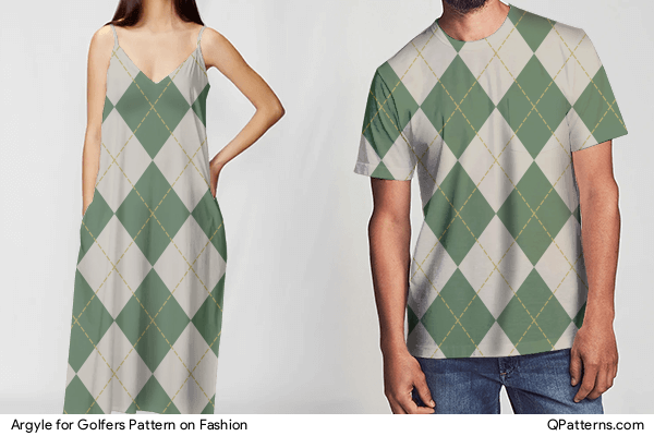 Argyle for Golfers Pattern on fashion