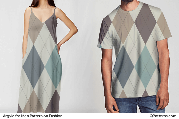 Argyle for Men Pattern on fashion