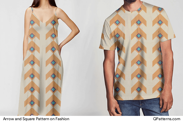 Arrow and Square Pattern on fashion