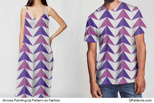 Arrows Pointing Up Pattern on fashion