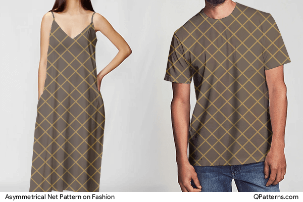 Asymmetrical Net Pattern on fashion