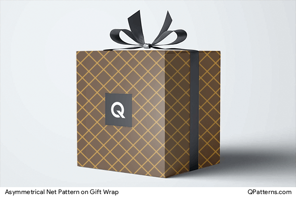 Asymmetrical Net Pattern on gift-wrap