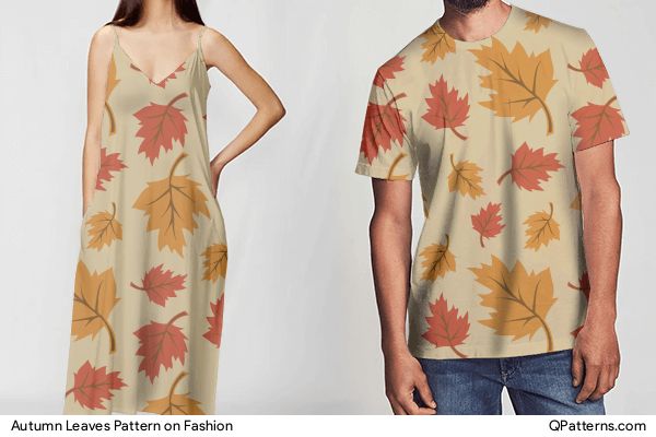 Autumn Leaves Pattern on fashion