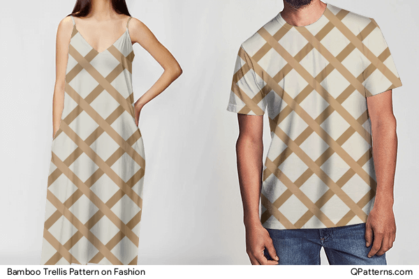 Bamboo Trellis Pattern on fashion