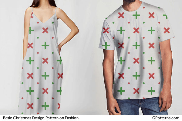 Basic Christmas Design Pattern on fashion