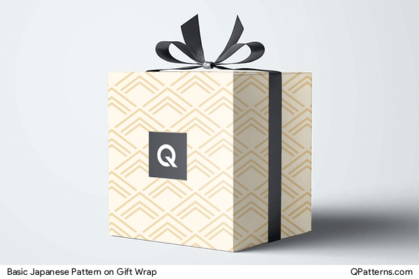 Basic Japanese Pattern on gift-wrap