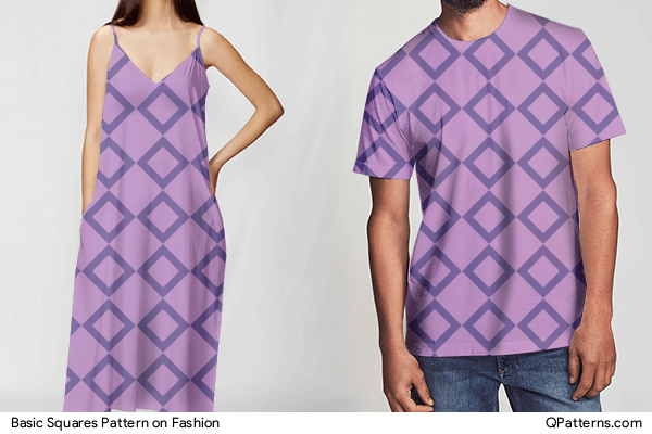 Basic Squares Pattern on fashion