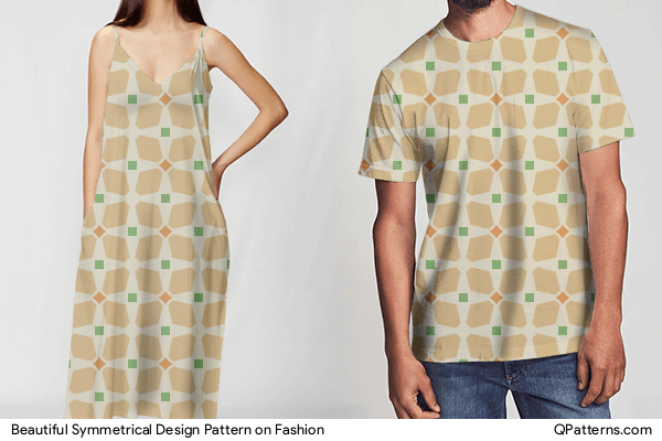Beautiful Symmetrical Design Pattern on fashion