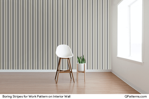 Boring Stripes for Work Pattern on interior-wall